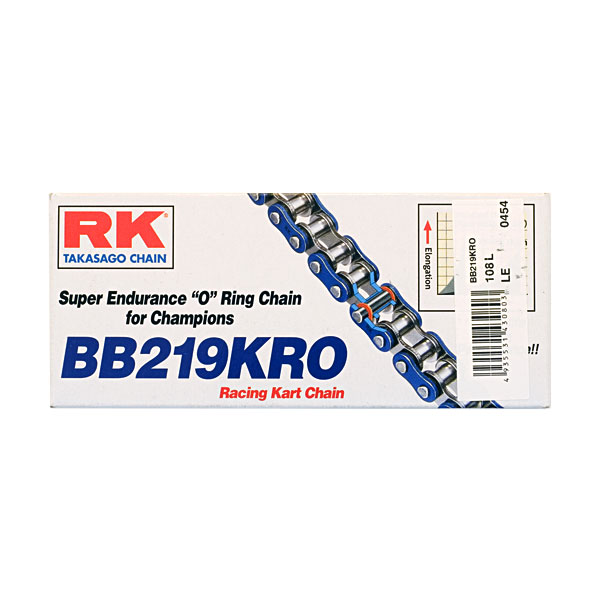 RK Blue Racing Blue Super Endurance O Ring 219 Pitch Chain 108 Links Go Kart